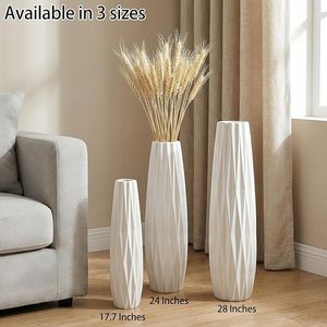 exclusive and Ceramic Vase Unique Style for Pampas Grass & Dried Flowers Birthday Decor Floor Vase for office and home <b>table</b> - Product Image 3