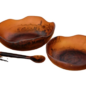 Tazón de Resina Decorativo para el Hogar, Hecho a Mano, Pulido, Sostenible, de Origen Indio, Ecológico, Apto para Lavavajillas, Arte Moderno, para Fiestas - Product Image 1