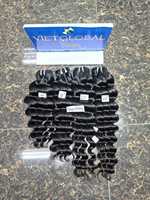Ekstensi Rambut Remy Vietnam Kamboja Berkualitas Tinggi Double Drawn Harga Pabrik Rambut Asli Gelombang Alami 6"-34" Lembut Halus