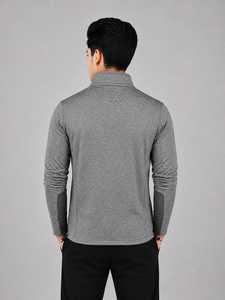 เสื้อแจ็คเก็ตแบบสวมใส่สบายพร้อมซิปด้านหน้าเต็มตัว เสื้อฮู้ดมีซิป ผลิตจากผ้าฝ้ายเนื้อแน่นคุณภาพสูง - Product Image 2