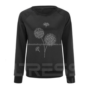 Sudadera Casual Urbana para Mujer 2025, con Pedrería, Elegante, Antiarrugas, Transpirable, Colores Personalizables, Logotipo Frontal de Alta Calidad - Product Image 1