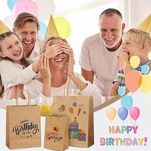 Bolsas de Regalo de Papel Kraft Ecológicas al por Mayor con Asas, Impresión a Color Personalizada para Manualidades y Eventos - Product Image 2