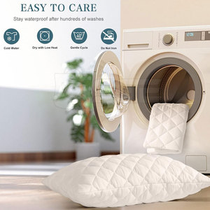 Funda de almohada premium con capa impermeable y construcción transpirable, protector de almohada - Product Image 2