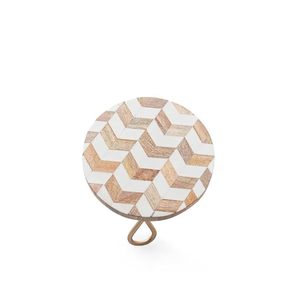Round Wooden <b>Cake</b> <b>Stand</b> Handmade Dessert Platter Reusable <b>Cake</b> Pedestal for Wedding Party Table Decor - Product Image 2