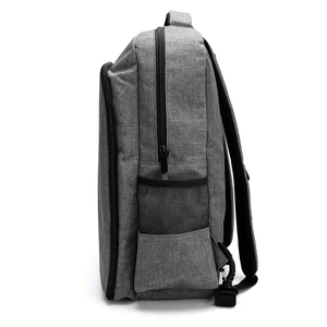 Portable Barber <b>Backpack</b> With Organized Compartments For <b>Tools</b> And Accessories Gray And Blue Professional Styling Bag - Product Image 5