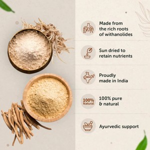 Polvo de Extracto de Raíz de Ashwagandha de Grado Alimenticio de Primera Calidad (Withania Somnifera), Polvo de Ashwagandha a Granel para Hombres y Mujeres - Product Image 3
