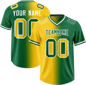 Jersey de fútbol americano de poliéster premium, personalizable con el nombre del equipo, jersey personalizado para jugador. - Product Image 3