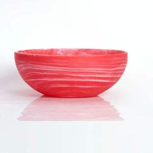 Tazón para Servir Ensaladas y Frutas de Resina Ecológica Pintado a Mano, Forma Tradicional Personalizada, Colores Personalizados, Decoración de Hogar de Lujo - Product Image 3