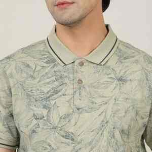 Chemises polo, hauts, t-shirts et pulls en tricot rayé à boutons pour hommes, mode été - Product Image 6