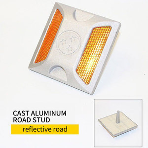 Reflector Solar para Carreteras ABC Shell, Señalizador de Caminos para Exteriores, Reflectores de Doble Cara Tipo Ojo de Gato, Color Blanco/<span class=keywords><strong>Amarillo</strong></span>, IP55 - Product Image 4