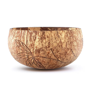 ชามมะพร้าวธรรมชาติทำมือ ยั่งยืน ย่อยสลายได้ ผลิตจากเปลือกมะพร้าวออร์แกนิก สำหรับสลัด สมูทตี้ ของหวาน ซีเรียล ผลไม้ ผลิตในเวียดนาม - Product Image 1