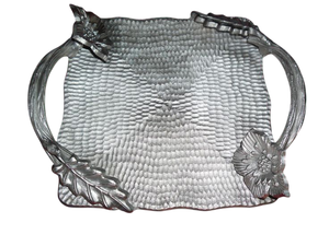 Plateau de service en aluminium de luxe, conçu pour une présentation élégante des aliments et des boissons - Product Image 5