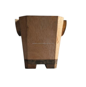 Handmade Eco-Friendly Elephant Shape Mango Wood Spoon Holder Premium Kitchen <b>Utensil</b> Organizer for Home Restaurant Hotel Use - Product Image 5