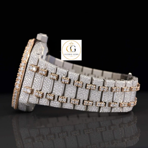 Reloj de Lujo con Diamantes y Acabado en Oro Rosa, Excelente Calidad, Ideal para Fiestas, Disponible al Mejor Precio - Product Image 3