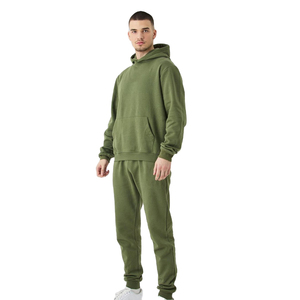 Collection Automne Homme – Ensemble Survêtement Évasé en Polyester Uni 2025 – Nouvelle Arrivée Molleton Lourd à Cordon de Serrage Séchage Rapide - Product Image 6