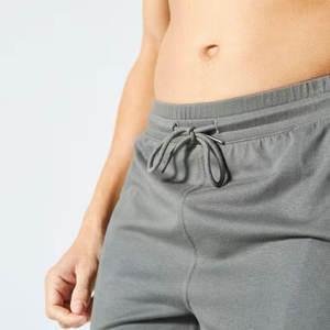 Nuevo estilo 100%, pantalones cortos de gimnasio de algodón orgánico para hombre, pantalones cortos ligeros transpirables de secado rápido, bolsillos delanteros y traseros, función antiarrugas - Product Image 5