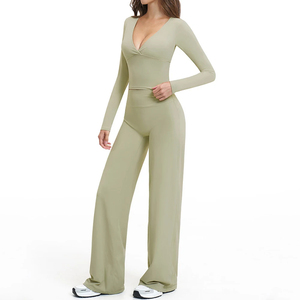 Conjunto de Yoga de 2 Piezas, Ropa Deportiva para Gimnasio, Trajes de Entrenamiento para Mujer, Sujetador Deportivo, Leggings de Gimnasio, Conjuntos de Yoga, Ropa de Entrenamiento - Product Image 1