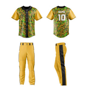 Uniforme de Béisbol Sublimado Personalizado, Nuevo Modelo 2025, Transpirable, Alta Calidad, Venta al Por Mayor OEM, Ropa Deportiva - Product Image 6