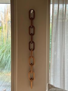 Resin Link Chain Modern Design Colorful Art <b>Decorative</b> Waterproof Hanging Function Customizable Logo India ARIF - Product Image 4
