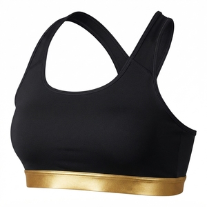 Sujetador deportivo transpirable de doble acolchado para mujer, de seda y algodón, para yoga, fitness y running, a prueba de golpes - Product Image 5