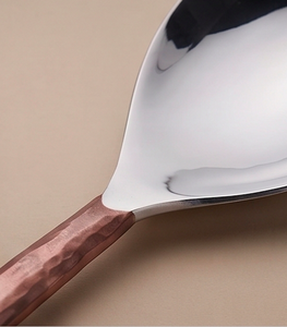 <b>Salad</b> Servers Set Stainless Steel Mirror Finish Rose Gold Handles <b>Salad</b> <b>Tools</b> for Events Catering Restaurants Handcrafted - Product Image 2