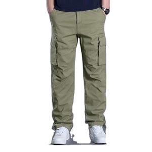 Pantalons de haute qualité pour hommes pantalons Cargo personnalisé blanc piste pantalons Cargo pour hommes multi-poches pantalons de Jogging exportation de BD - Product Image 3