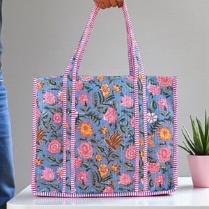 Bolsa de Compras Ecológica 100% Algodón Premium, Acolchada, con Cierre de Cremallera, Asa al Hombro, Reutilizable, Personalizable con Logotipo - Product Image 3