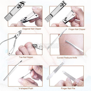 High Quality Stainless Steel <b>Manicure</b> & Pedicure <b>Kit</b> Durable Compact Case Premium Personal Care Essentials - Product Image 4