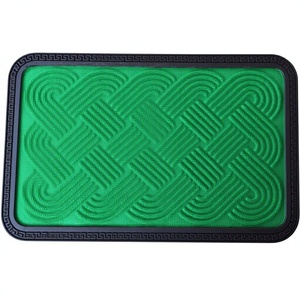 Tapis rectangulaires d'extérieur Jucor en PVC - Motif vertical, thème plantes/fleurs, lot multi-pièces - Product Image 2