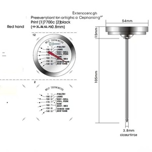 Termómetro para Carne de Acero Inoxidable - Product Image 2