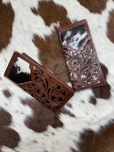 Large Capacity Intricate And Unique Clutch Floral Design Cowhide Genuine Leather Handcrafted Vintage Design <b>Women</b> <b>Wallet</b> - Product Image 5