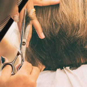 Ensemble de ciseaux à cheveux professionnels en acier inoxydable de haute qualité, légers, pour droitiers, ciseaux de coupe et d'éclaircissement pour barbier - Product Image 6