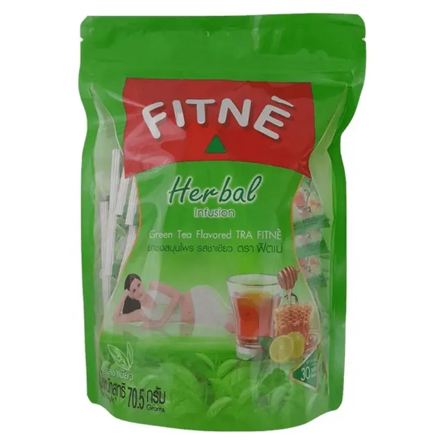Top Selling 70.50g Fitne Herbal Tea Laxative Green Tea Flavored 100% Made from Natural Herbs 2.35g.x30 Sachets
