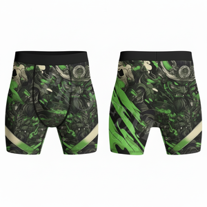 Shorts de compression personnalisés en polyester et élasthanne haute performance, imprimés par sublimation sur toute la surface, pour la course à pied, le jogging et les activités intérieures - Product Image 6