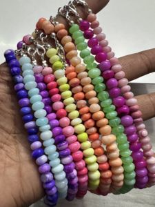 Natural <b>Opal</b> Beaded <b>Necklaces</b> 8mm Rainbow Color Green Pink Yellow Blue <b>Opal</b> Gemstone Beads <b>Necklace</b> Trendy Style Women Jewelry - Product Image 1