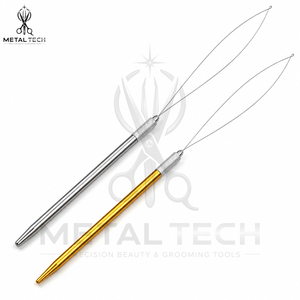 Kit d'application professionnel pour extensions de micro-anneaux, avec fil flexible et crochet de pose, équipement pour salons de coiffure et barbiers, fourniture d'usine - Product Image 5