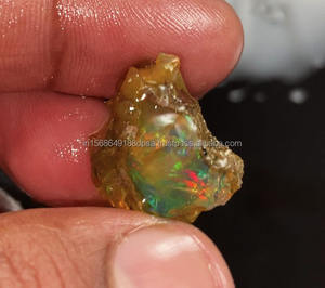 โอปอลธรรมชาติ เอธิโอเปีย เวลโล ไฟร์ แฟนซี ออยล์ รูปทรงหยาบ ขนาด 41.22x20.59 มม. และ 36.55x25.91 มม. ได้รับการรับรองจากผู้ตรวจสอบบุคคลที่สาม คุณภาพเยี่ยม - Product Image 4