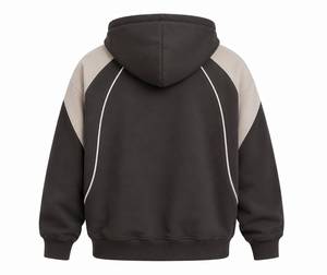 Sweat à capuche en polaire de luxe pour homme, coton premium, coupe oversize, streetwear, pull avec poche, séchage rapide, hiver, confortable, mode décontractée, ODM - Product Image 6
