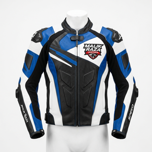 Chaqueta de Carreras de Cuero Genuino para Hombre MALIK RAZA |   Equipo de Motociclismo de Alto Rendimiento para Días de Pista - Product Image 4