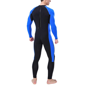 Stock 100%High Quality Mens Black 3mm Front Chest Zip Long Sleeves Swim Jammer Full <b>Wetsuit</b> 1 Piece 100% Polyester - Product Image 4
