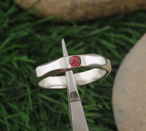 Natural <b>Turquoise</b> Band <b>Ring</b> 925 Sterling Silver Genuine Stacking <b>Ring</b> Classic Wedding Engagement February/January Birthstone - Product Image 3