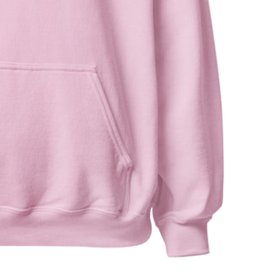 Sweat-shirt à capuche unisexe rose avec motif brodé circulaire, en molleton, à manches longues, décontracté, pour l'hiver - Product Image 4