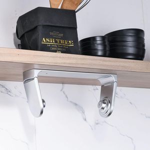 Portarotolo in Lega di Alluminio Cromato Argento Perla con Apertura a Una Mano, Accessori per Armadietti con Installazione a Foratura - Product Image 1