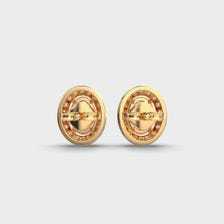 2ct Oval Lab Grown Diamond <b>Earrings</b> E VS1 14k Gold Oval <b>Halo</b> Stud - Product Image 3