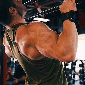 Sangles de poignet de musculation professionnelles antidérapantes réglables en néoprène avec logo personnalisé de haute qualité pour la musculation - Product Image 5