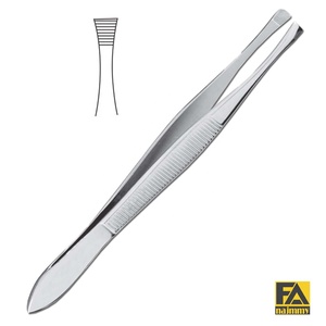 Pinzas para Cilios Littauer, Instrumento Quirúrgico con Certificación CE Clase I, Uso Manual para Quirófano - Product Image 1