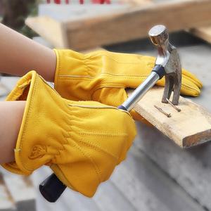 Guantes de Trabajo de Cuero Anticorte de Fabricantes Directos de Fábrica, Alta Calidad, Seguridad, Logotipo Personalizado, Lisos, Deportivos, para Exteriores, Uso Diario, Casual 4 - Product Image 1