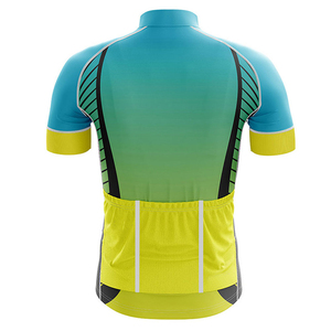 Ensembles d'uniformes de cyclisme unisexes sur mesure OEM, grandes tailles, écologiques, séchage rapide, maillots et shorts 100% polyester - Product Image 5
