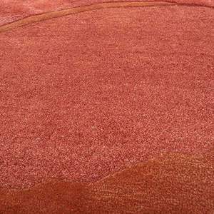 Alfombra de Seda y Lana Rectangular Beige de Alta Calidad, Estilo Moderno, Anudada a Mano, de Pelo Cortado/Bucle, Apta para Mascotas, para Ejercicio, Hogar, Sala de Oración - Product Image 3