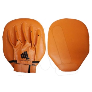 Logo personnalisé OEM 2023 Combat Boxing Focus Pad Équipement d'entraînement en cuir véritable Équipement de sport pour MMA & Kick Boxing - Product Image 4